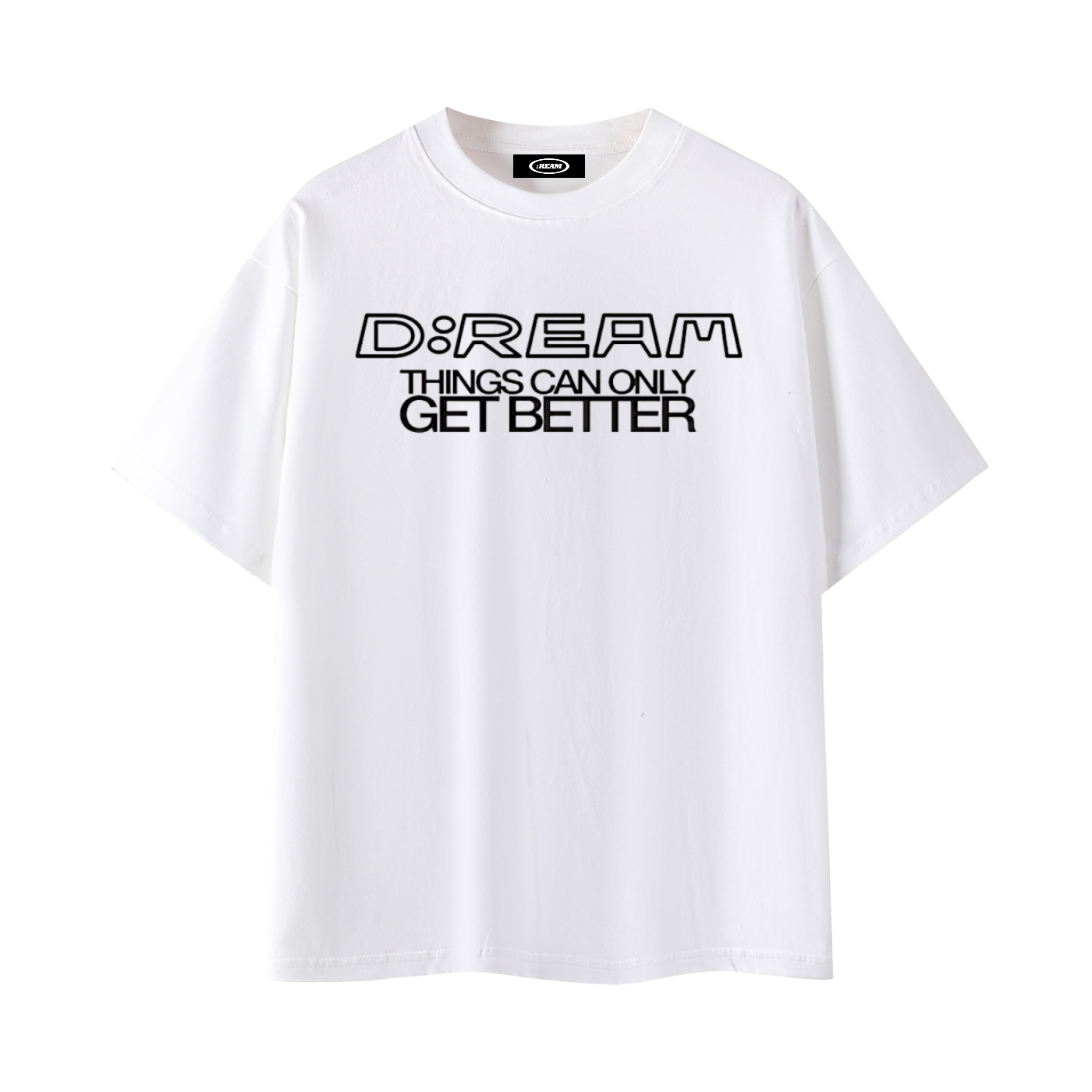 "Things Can Only Get Better" D:REAM Cotton Tee - White
