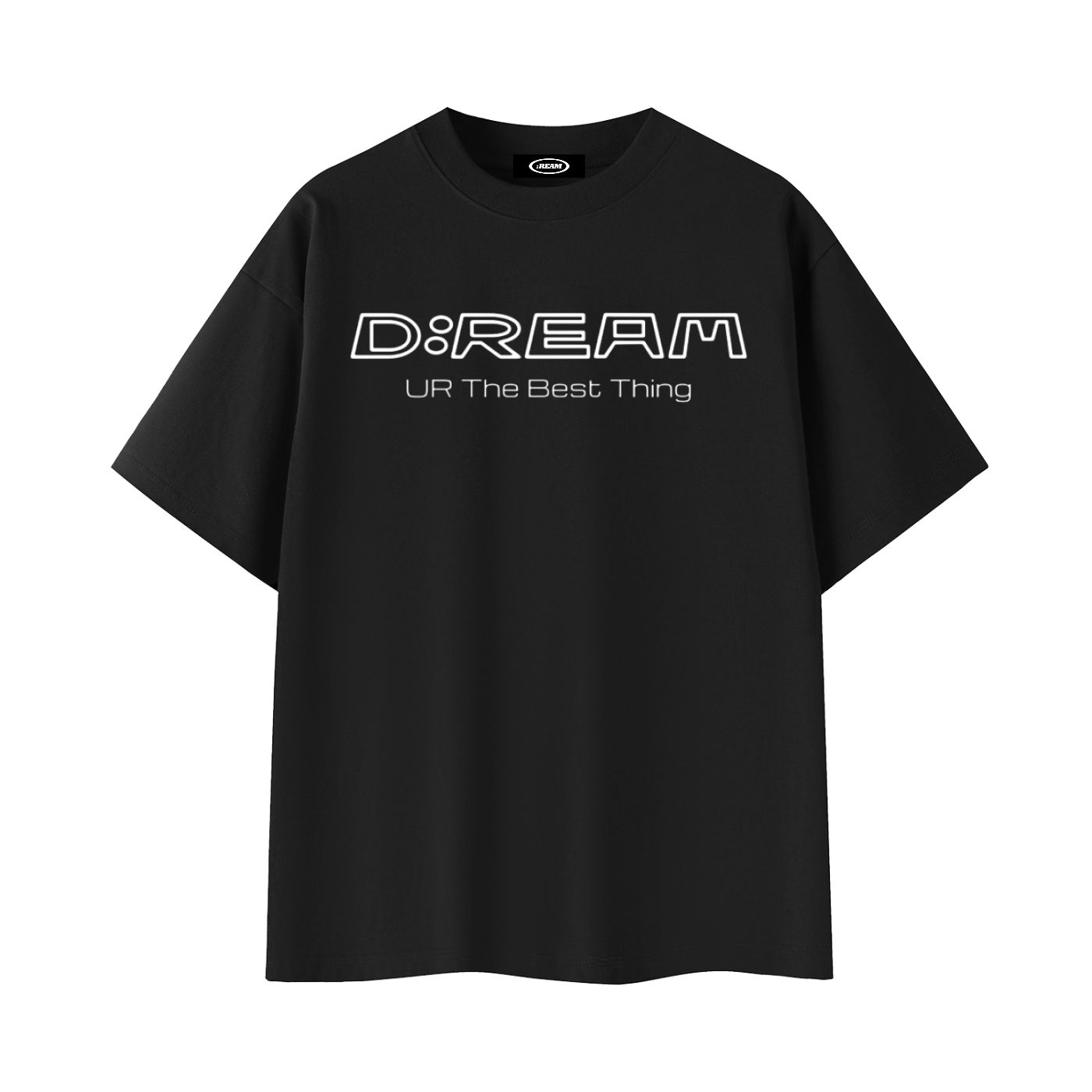 "UR The Best Thing" D:REAM Cotton Tee - Black